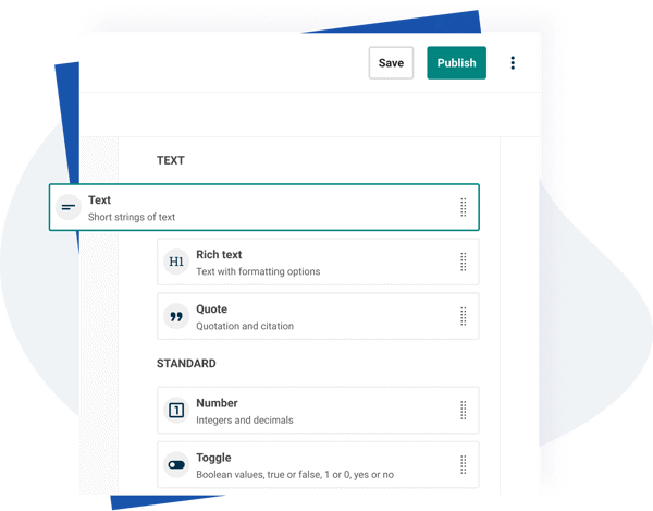 An illustration of the Contensis UI