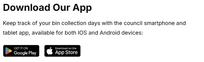 Visual of the 'App Store' component available for editors using Contensis for Councils.