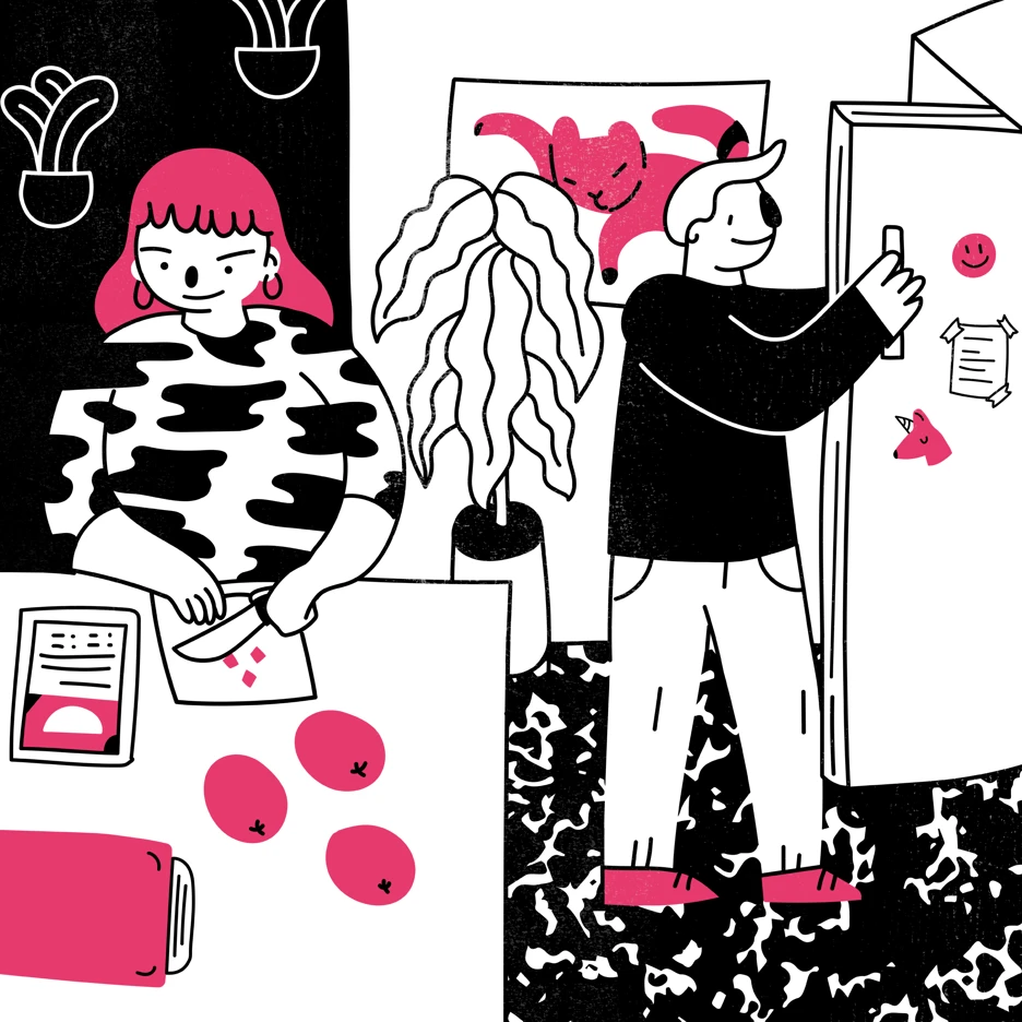 mixkit-couple-preparing-food-in-the-kitchen-253-original