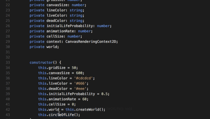 An animation showing code being navigated using the 'Go to Definition' command in the Monaco code editor in Contensis.