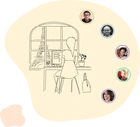 Collaborate On Content Illustration