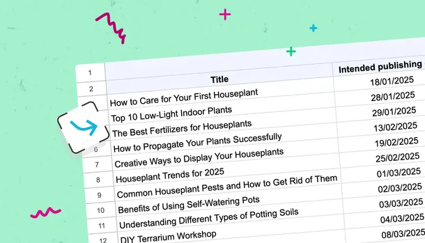 An illustration of the Contensis content planner.