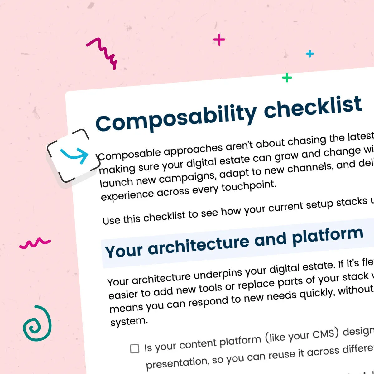Contensis composability checklist