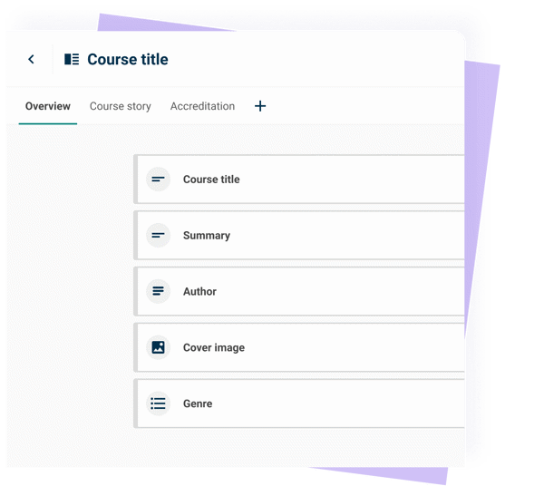 The Contensis tabs interface showing how content can be divided into different sections.