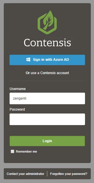 adfs-contensis-login