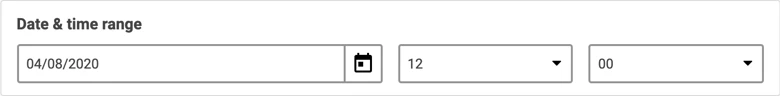 Date time field editor