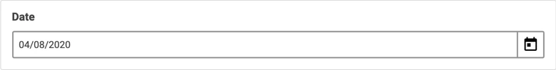 Date field editor