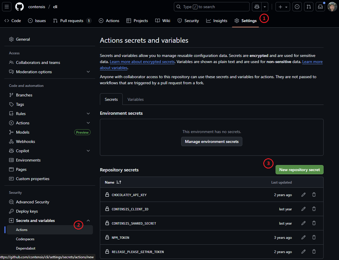Deploying websites and apps | Managing secrets with private Docker images