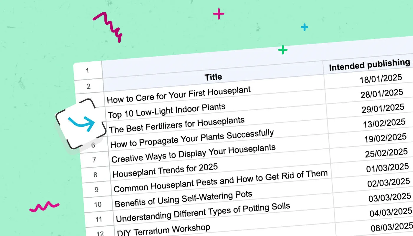 An illustration of the Contensis content planner.